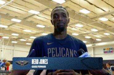 Herb Jones on Jordan Poole, Camp Energy | Pelicans Training Camp 2025