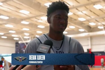 Derik Queen on injury recovery, camp competition | Pelicans Training Camp 2025