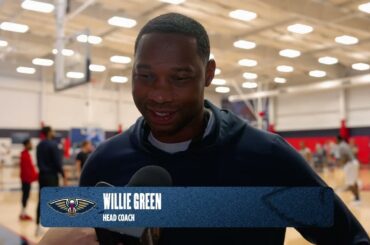 Willie Green on rotations, preseason in Australia | Pelicans Training Camp 2025