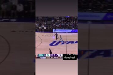 #lameloball vs #utahjazz 2025 #nba #nbahighlights #nbashorts #charlottehornets #basketball #melo