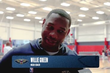 Willie Green Coach of Pelicans Interview 26 09 2025