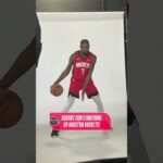 Kevin Durant pela primeira vez com o uniforme dos Rockets! 🚀 #shorts #basquete