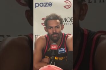 Hawks guard Trae Young says he won't go back and forth with Pat Beverly.