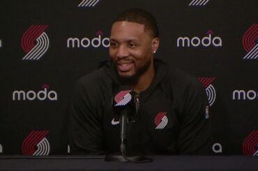 Damian Lillard Talks Return To Portland, Road To Recovery & More at Trail Blazers Media Day!