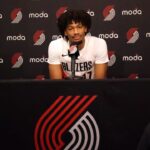 Shaedon Sharpe Discusses His Preparation for Next Season at 2025 Media Day | Portland Trail Blazers
