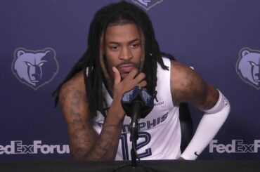 "...Being The Best Ja On And Off The Court" - Ja Morant Talks Year 7 Mindset & More at Media Day