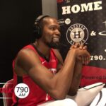 Kevin Durant at Houston Rockets Media Day Preparing for the 2025-26 Season on SportsTalk790
