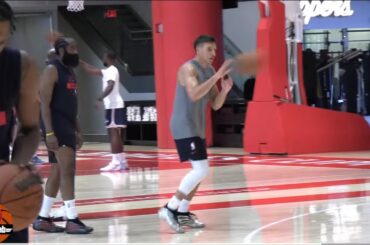 James Harden & Bogi Bogdanović Shooting Workout At Clippers Practice. Training Camp Day 1. HoopJab