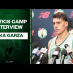 Luka Garza says Celtics were FLYING at Practice | Celtics Practice Interview