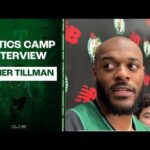 Xavier Tillman 'Lost 12 Pounds' and Knee Swelling Gone | Celtics Practice Interview