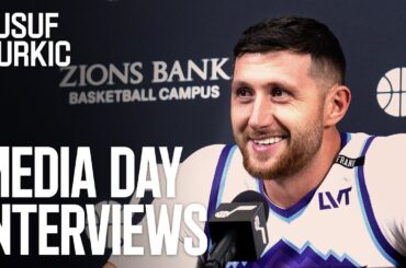 JUSUF NURKIC 2025/26 Media Day Availability 🎙️ | UTAH JAZZ