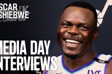 OSCAR TSHIEBWE 2025/26 Media Day Availability 🎙️ | UTAH JAZZ