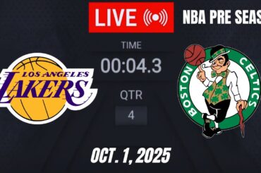 NBA LIVE! Los Angeles Lakers vs Boston Celtics | October 1, 2025 | Lakers vs Celtics LIVE 2K26