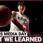 Trail Blazers Media Day: Everybody Loves Yang Hansen + Portland's New Look Offense