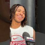 Raptors rookie Collin Murray-Boyles on his defense #raptors #nba #cmb