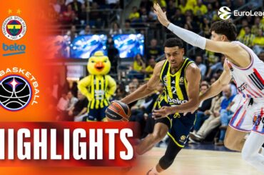 Fast Breaks, Big Plays and Intense Action | Fenerbahce - Paris | R1 BASKETBALL HIGHLIGHTS 2025-26