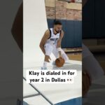 Klay showing off the handles ahead of Year 13!