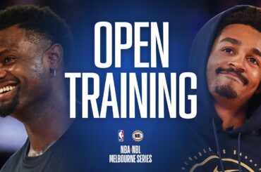 NBAxNBL Melbourne Series - New Orleans Pelicans Open Training