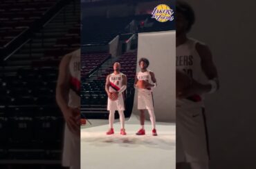 Media Day Portland Trail Blazers - Damian Lillard e Shaedon Sharpe