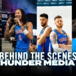 Follow Our Players Behind the Scenes at 2025 OKC Thunder Media Day 🎥