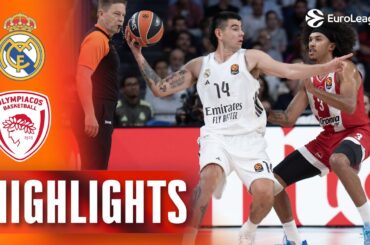 Clutch Run in Final Minutes | Real Madrid – Olympiacos | R2 BASKETBALL HIGHLIGHTS 2025-26