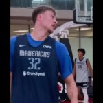 Coop at Mavs training camp 😈🐴