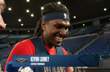 Kevon Looney on Australian fans, NBA season | Pelicans-Melbourne United Shootaround 10/3/25