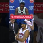 Jalen Duren learning from a Pistons legend. #nba #fyp