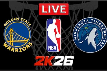 NBA Live! Golden State Warriors vs Minnesota Timberwolves | Edwards vs Curry | MIN vs GS | NBA 2K26