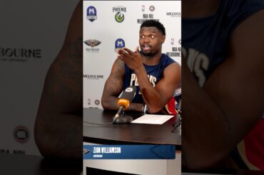 Zion Williamson critiques Trey Murphy III's dunks #pelicans #nba #nbl #shorts