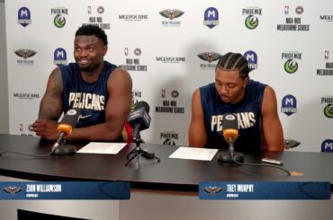 Zion Williamson & Trey Murphy Recap Win vs. Melbourne United