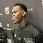 Dennis Schroder following his first Sacramento Kings training camp