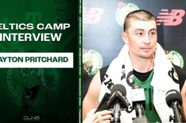 Payton Pritchard left BLEEDING after Celtics Practice | Practice Interview