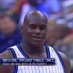 1995 NBA Eastern Conference Finals Game 2 Indiana Pacers at Orlando Magic, May 25, 1995, Shaq 39 PTS