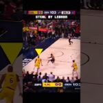 PART 2 - LeBron Steals It, Then Blows the Layup in Clutch 😳 Ending Game 2 Lakers Nuggets #shorts