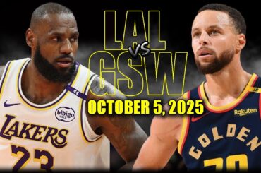 Los Angeles Lakers vs Golden State Warriors Full Game Highlights - October 5, 2025 | NBA Preseason