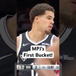 MPJ’s first bucket in Brooklyn!