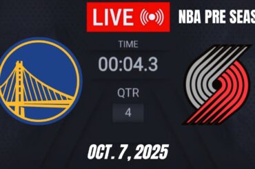 NBA LIVE! Golden State Warriors vs Portland Trail Blazers | October 7, 2025 Warriors vs Blazers 2K26