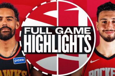 HAWKS at ROCKETS | FULL GAME HIGHLIGHTS | October 6, 2025