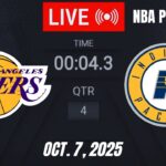 NBA LIVE! Los Angeles Lakers vs Indiana Pacers | October 7, 2025 | Lakers vs Pacers Live 2K26