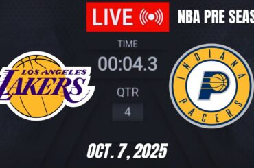 NBA LIVE! Los Angeles Lakers vs Indiana Pacers | October 7, 2025 | Lakers vs Pacers Live 2K26