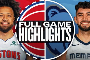 PISTONS at GRIZZLIES | FULL GAME HIGHLIGHTS | October 6, 2025