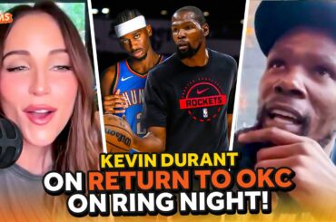 Kevin Durant on Rockets DEBUT, Thunder Opening Night Matchup, & Reunion w/ Russell Westbrook?!