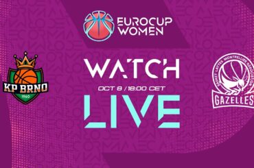 Regular Season | KP Brno v BLMA | Full Basketball Game | EuroCup Women 2025-26