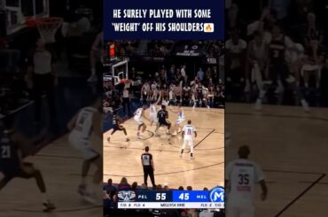 Zion Williamson showed a glimpse of what he can do💪 WHEN NOT INJURED and… with LESS WEIGHT to carry😎