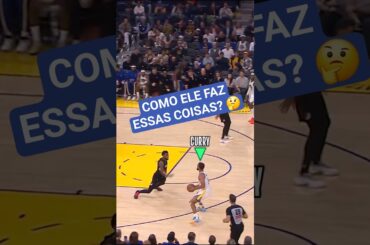 Stephen Curry é uma MÁQUINA! 3️⃣🏀🤖 #NBA #StephenCurry #shorts