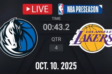 Los Angeles Lakers vs Dallas Mavericks LIVE | October 10, 2025 | NBA PRESEASON 2K26