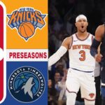 Minnesota Timberwolves Vs New York Knicks Full Game FINAL Oct 9, 2025  NBA  Preseason