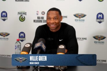 Willie Green | Pelicans vs. Melbourne United Postgame
