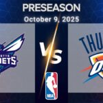 OCTOBER 9, 2025 | HORNETS VS THUNDER | NBA PRESEASON | LIVE FULL GAME | PRELUDE MATCHUP | NBA 2K26